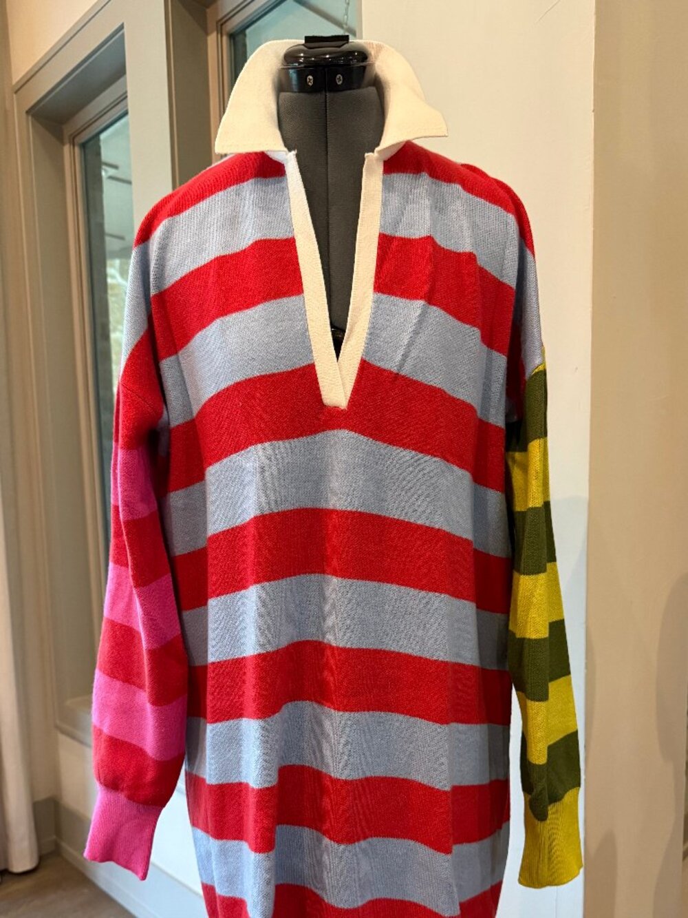 Maeve Color Block Mini Sweater Dress XSP
